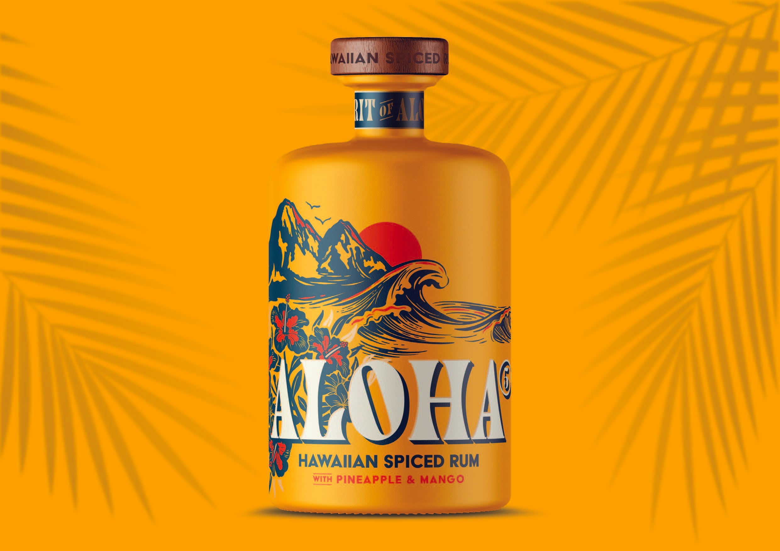 Aloha Hawaiian Spiced Rum with Pineapple and Mango