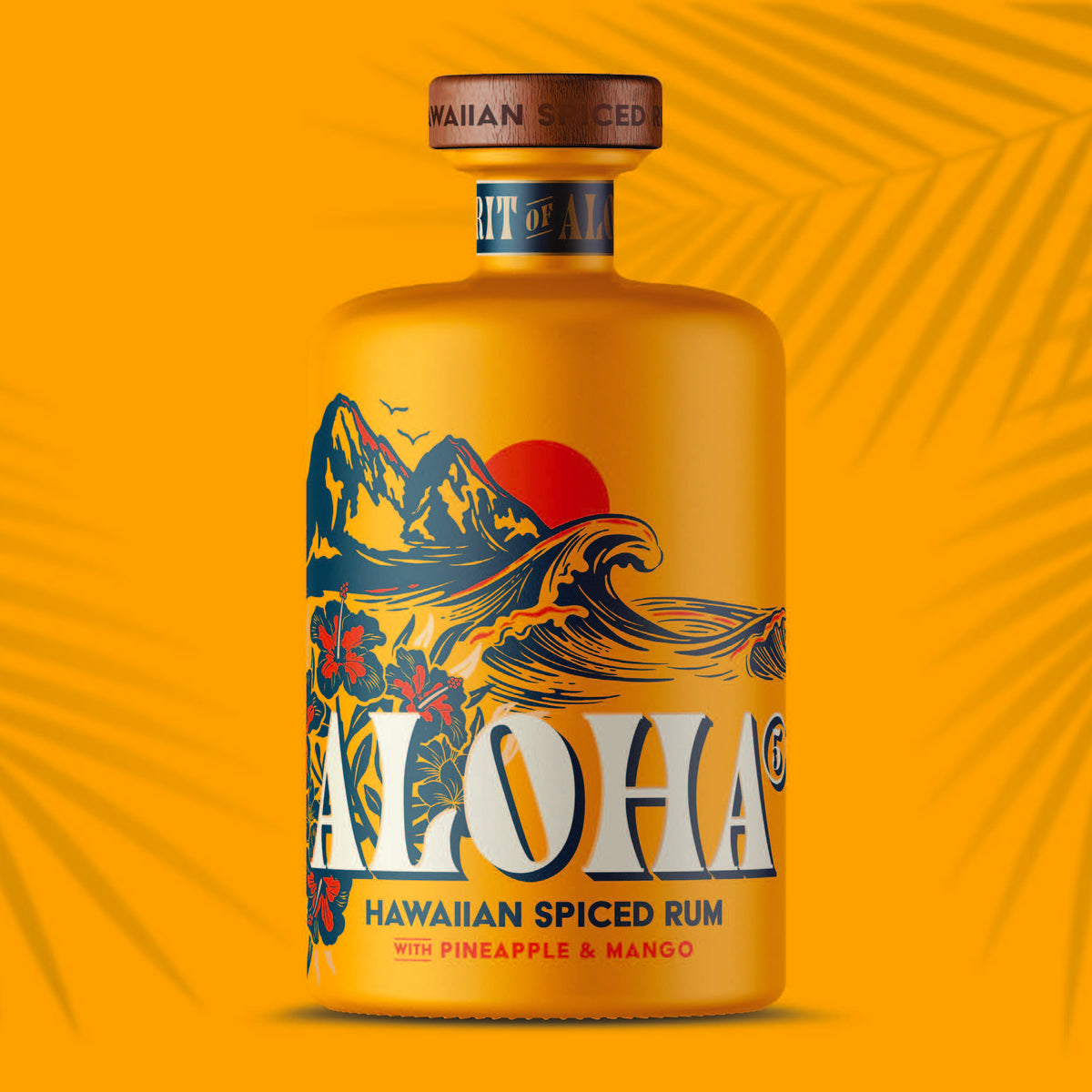 その他 AOR Hawaii LP Sealed Ron Tish & Co. Aloha Hawaiian Spiced Rum with Pineapple and Mango