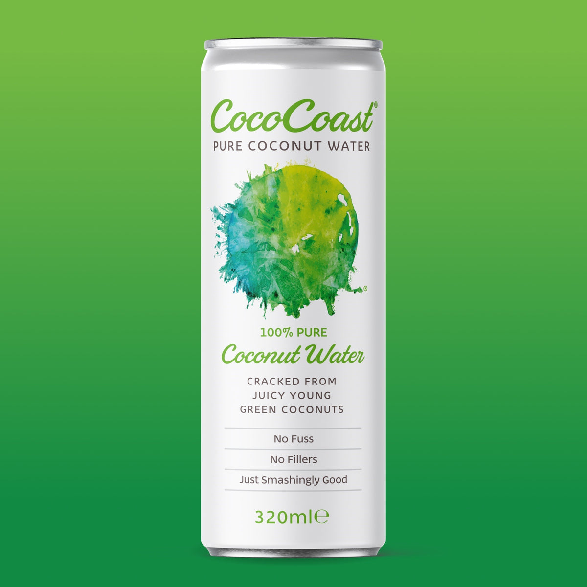 CocoCoast Coconut Water - Natural 24x320ml can