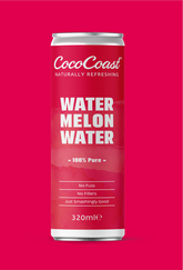 CocoCoast Watermelon Water 24x320ml cans