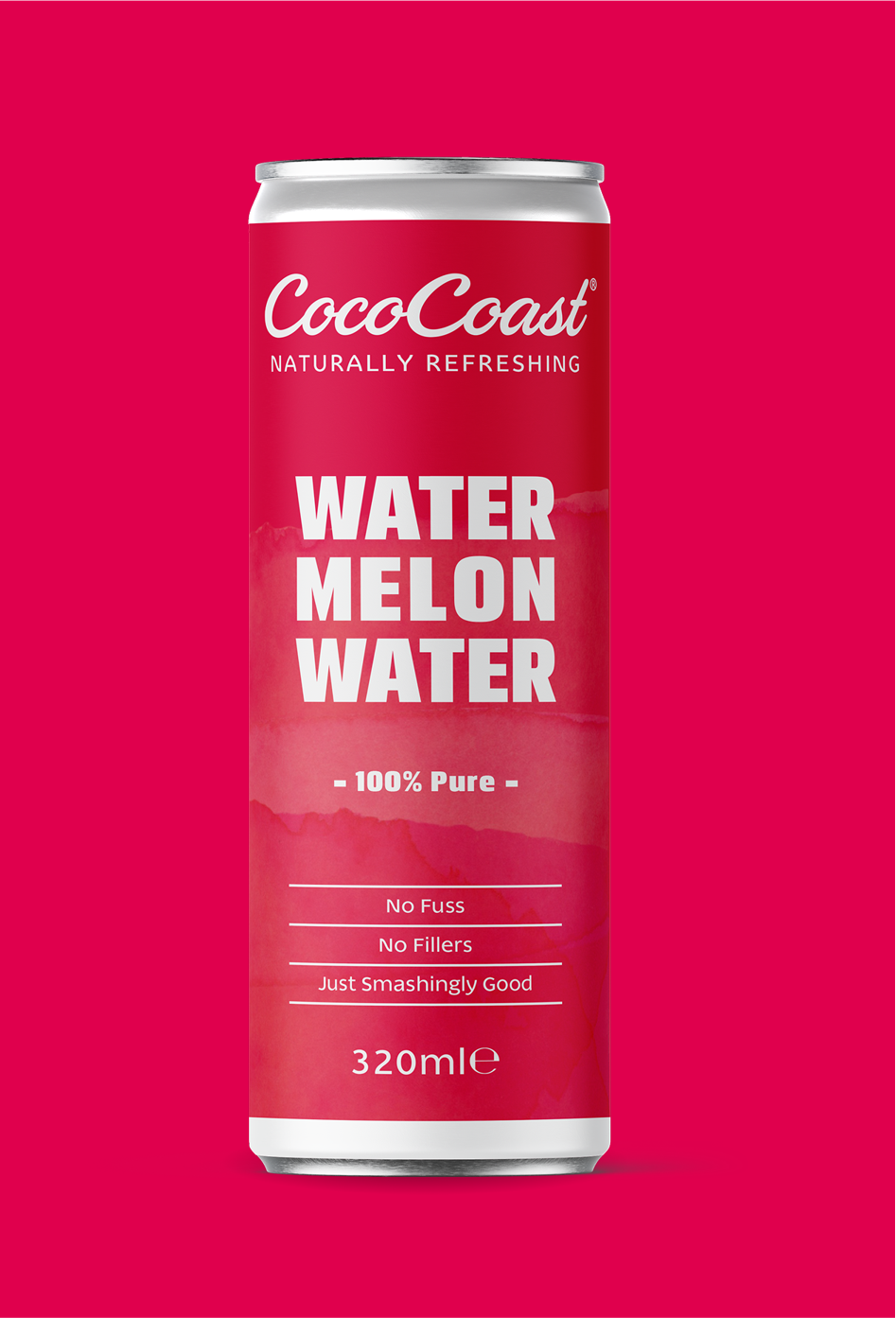 CocoCoast Watermelon Water 24x320ml cans