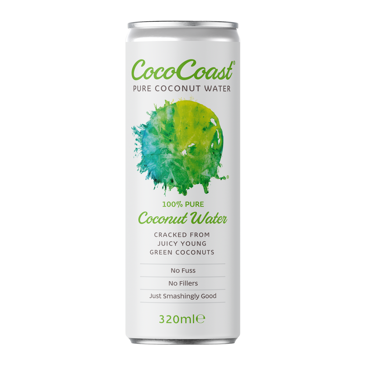 CocoCoast Coconut Water - Natural 24x320ml can