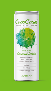 CocoCoast Coconut Water - Natural 24x320ml can
